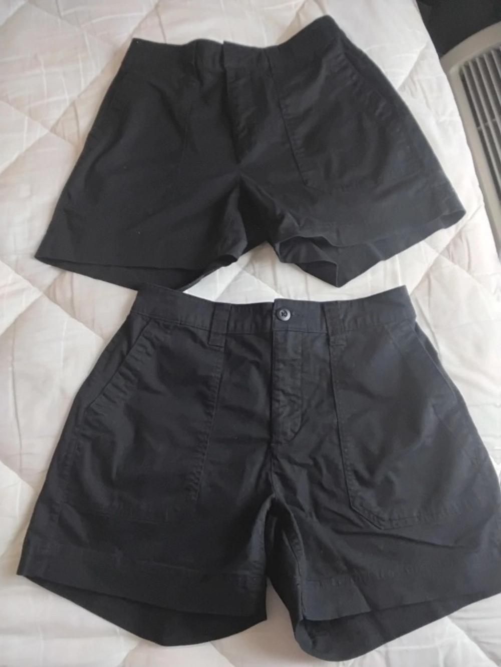 Old Navy OG Chino Black High-Rise Shorts